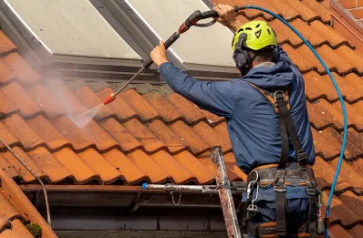 Démoussage et hydrofuge de toiture à Albussac